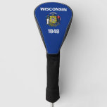 Golf Driver Cover With Flag Of Wisconsin State at Zazzle