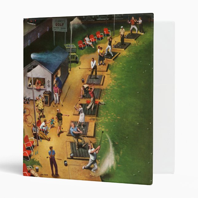 Golf Driving Range by John Falter Binder (Front/Inside)