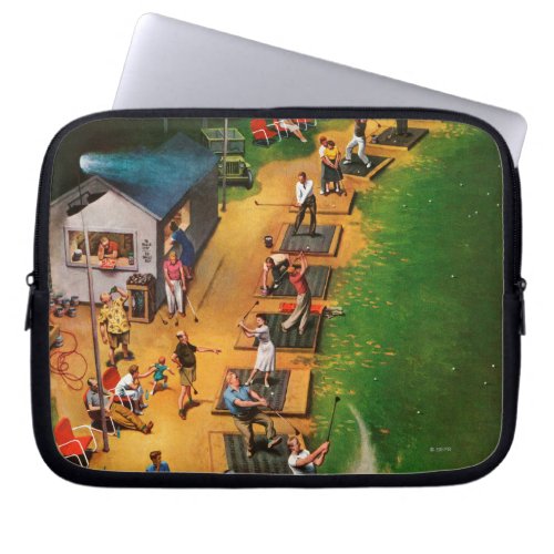 Golf Driving Range by John Falter Laptop Sleeve