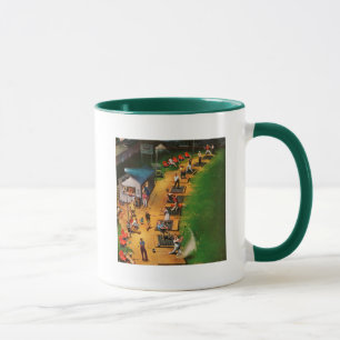 Golf Driving Range by John Falter Mug