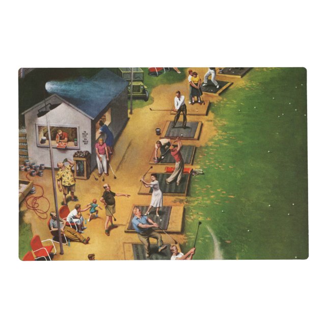 Golf Driving Range by John Falter Placemat (Front)