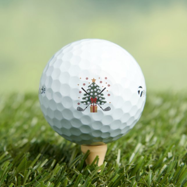 Golf Equipment Christmas Tree Christmas Golf Balls (Insitu Tee)