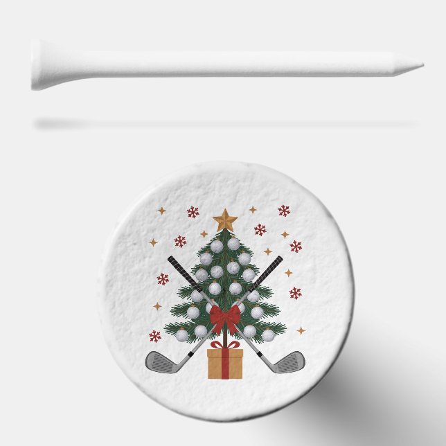 Golf Equipment Christmas Tree Christmas Golf Golf Tees (Combo (Horz))