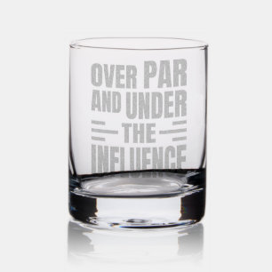 Golf Etched Glass