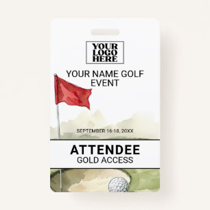 Golf Event Badge