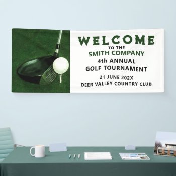 Golf Event Banner by partygames at Zazzle