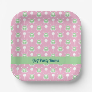 Golf Event Celebration Paper Plate