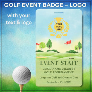 GOLF EVENT COURSE BADGE