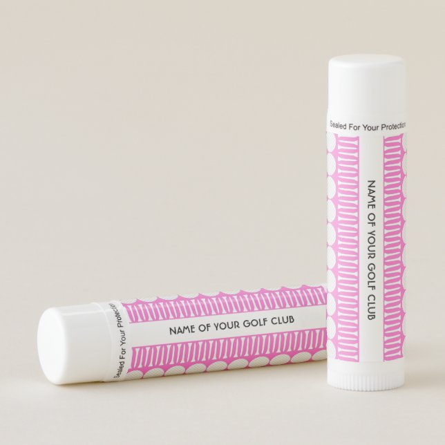 Golf Event Party Favor Lip Balm (Front)