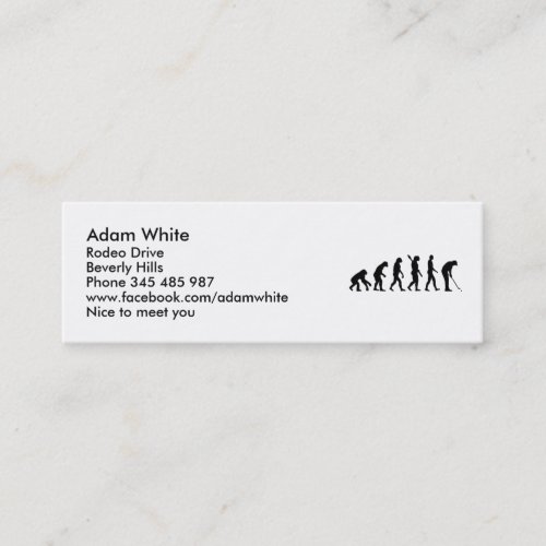 Golf evolution business card templates