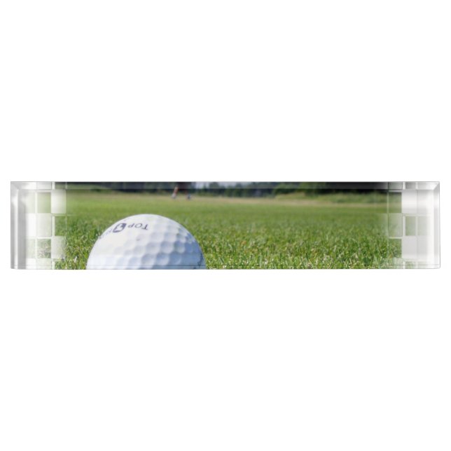Golf Fairway Desk Name Plate (Front)
