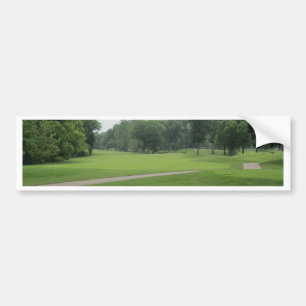 Golf Fairway Print Bumper Sticker