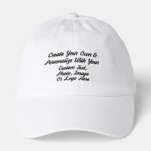 Golf Fan Hat - Personalized White Dad Cap