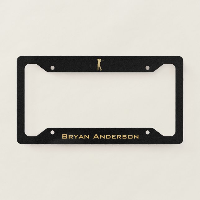 Golf Fan Licence Plate Frame (Front)