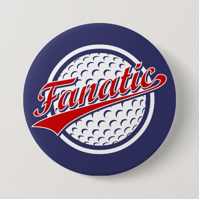 Golf Fanatic Button (Front)