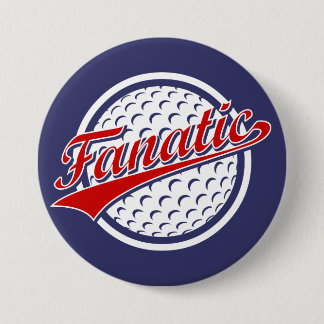 Golf Fanatic Button