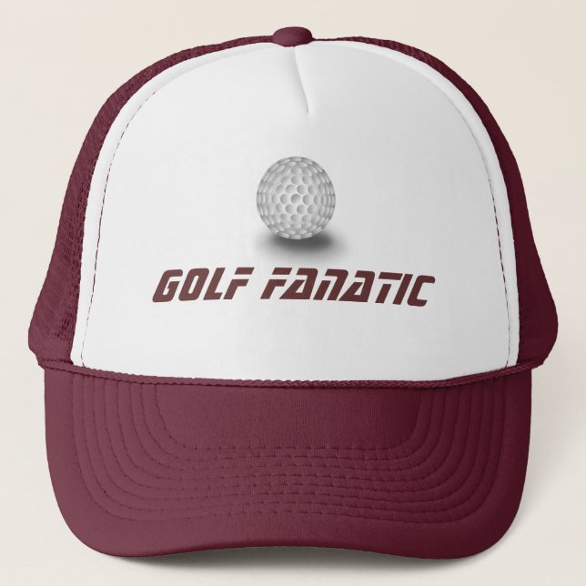 Golf fanatic trucker hat (Front)