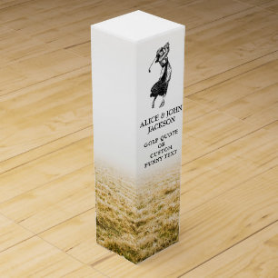 Golf Fanatics Sport Monogram Script Gift Box