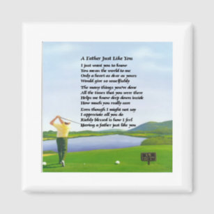 Golf, Funny Golf Gifts for Men and Women, Picture Framed Poem