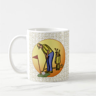 Golf Flag Dad Golfing mug