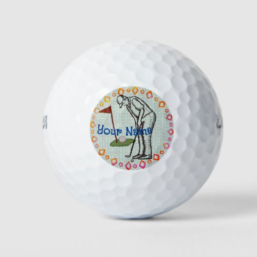 Golf Flag Golf Balls