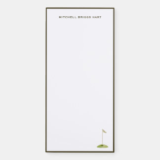 Golf Flag Magnetic Notepad