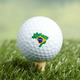 Golf / Flag of Brazil Golf Balls
