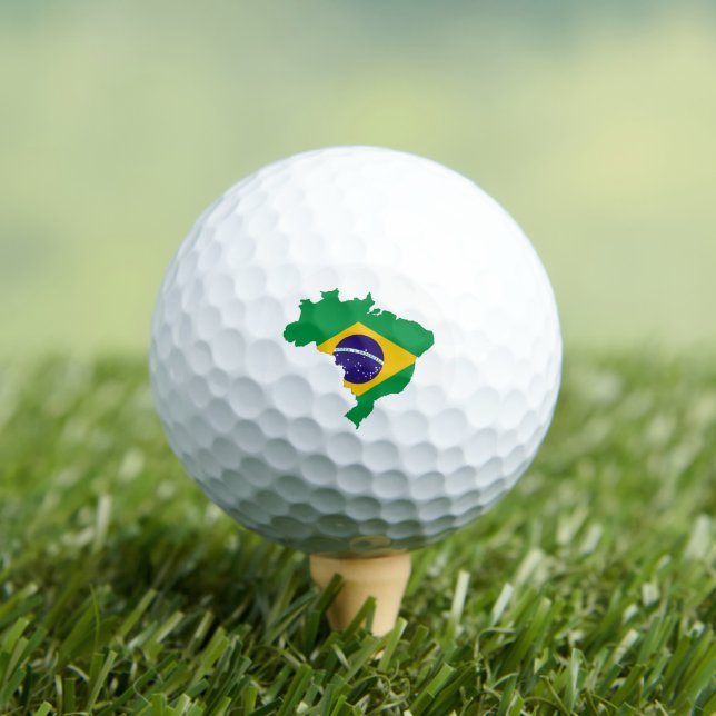 Golf / Flag of Brazil  Golf Balls (Insitu Tee)