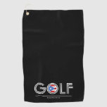 Golf Flag Of Puerto Rico Sports Towel at Zazzle