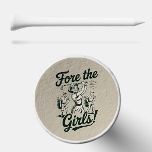 Golf Fore The Girls Cute Funny Golfing Ladies Tees