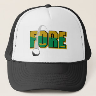 Funny Golf Hats & Caps