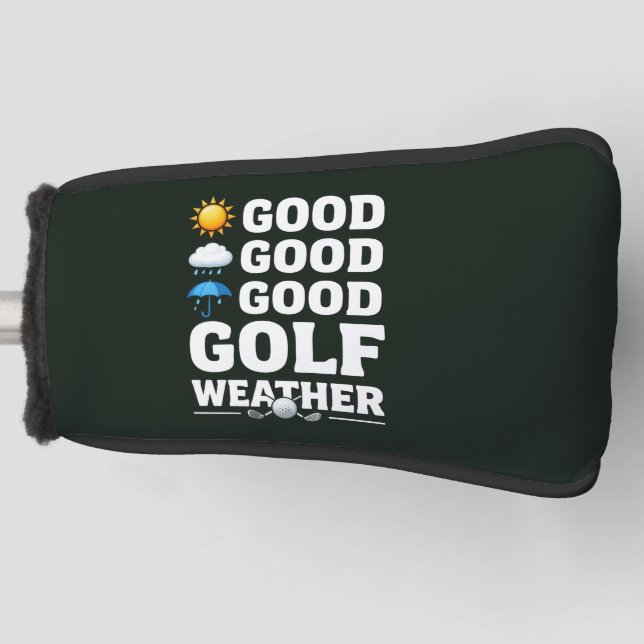 Golf Forecast for golfer  Head Cover (Front)
