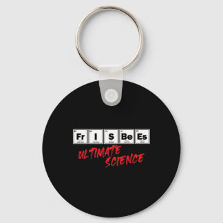 Golf Frisbees Ultimate Science Disc Periodic Table Keychain