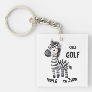 Golf from A to Z, Zebra Keychain