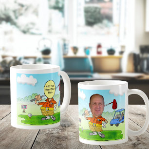 Golf Funny Cartoon  Coffee Mug