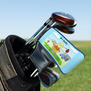 Golf Funny Cartoon  Head Cover