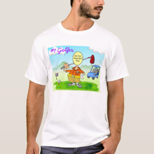Golf Funny Cartoon T-Shirt