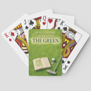 Golf Funny Golf Cover for Golfer Poker Cards