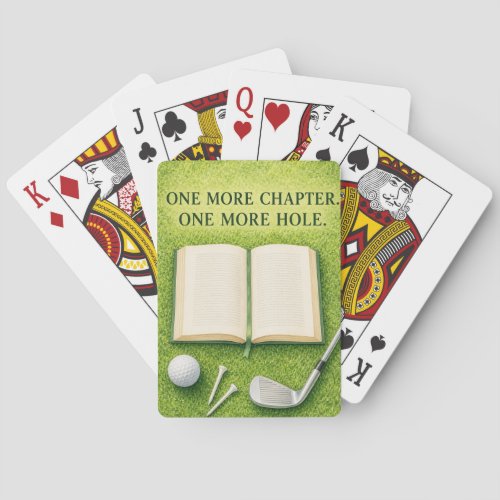 Golf Funny Golf  Cover for Golfer Poker Cards