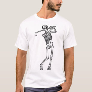 Golf Funny Golfing Skeleton playing Golfer T-Shirt