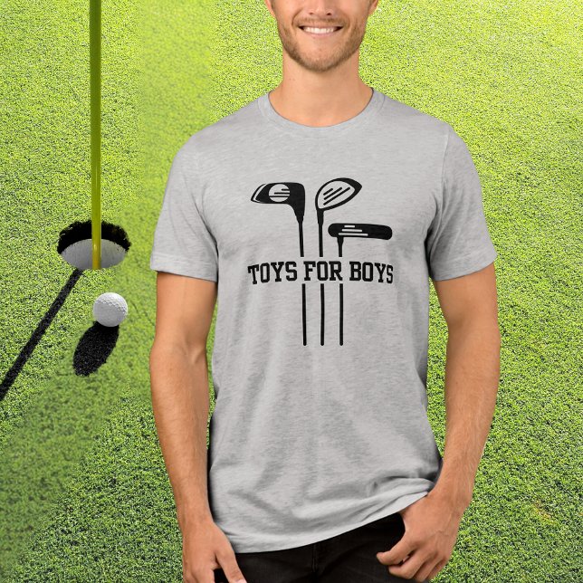 Golf Funny Quote Toys for Boys Golf Clubs Tri-Blend Shirt (Creator Uploaded)