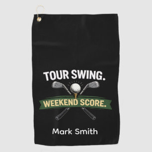 Golf Funny Quotes for golfer Towel