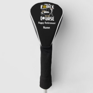 Golf Funny Retired Police Officer Golfer Head Cover