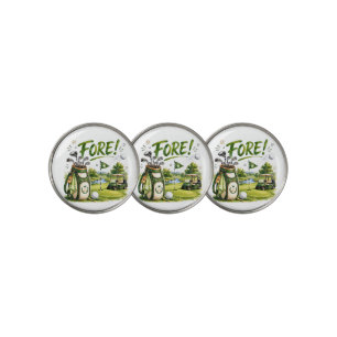 Golf Funny Saying about golfer Ball Marker