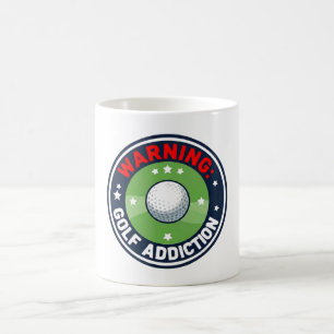 Golf funny saying about golfer coffee mug
