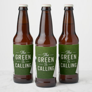 Golf funny saying for golfer beer bottle label