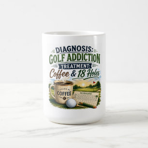 Golf funny saying for golfer coffee mug