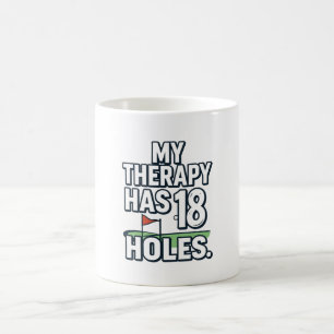 Golf funny saying for golfer coffee mug