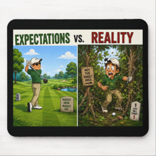 Golf funny saying for golfer mouse pad
