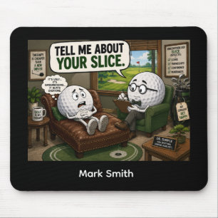 Golf funny saying for golfer mouse pad